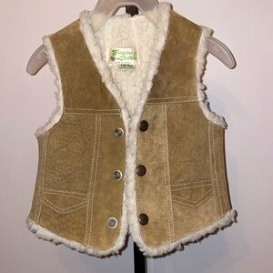 Western Vest Suede Vest Shearling Vest Sherpa vest Vintage Vest Family Photos 🌲
